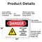 Signmission ARC Flash And Electrical Shock Danger Sign, Aluminum, 24in W x 18in L, 2PK OS-2PACK-DS-A-1824-L-2236 - alternate 3